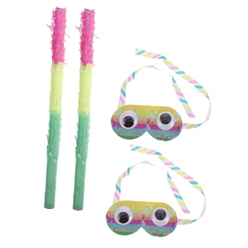 Bâtonnets de piñata en papier pour fête anniversaire garçon et fille | Lot festif