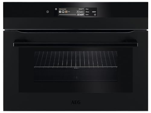 AEG KMK868000T Kompaktbackofen mit Mikrowelle Schwarz