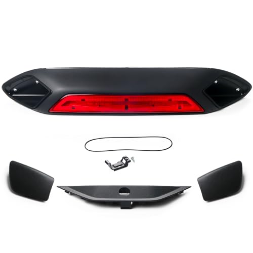 923-127 LED Third Brake Light Assembly Fit for Ford Transit 150 250 350 350 HD 2018-2019, Rear Upper High Mounted 3rd Stop Lamp Lights w/Parking Trim Cap Replace# JK4Z-13A613-AG, JK4Z-13A613-AA