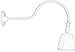 RAB Lighting GN1LED26NSW Gooseneck Style1 26W Neutral LED No Shade Spot Reflector, White