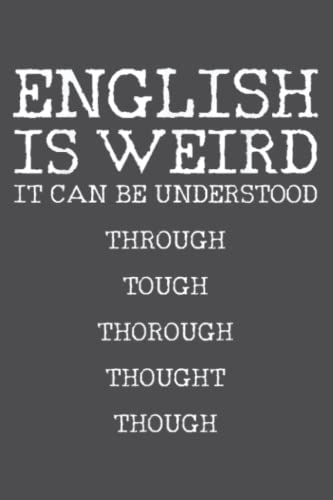 Funny English Grammer Teacher: Special designed covers, with lines inside