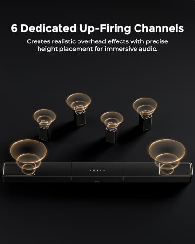 Image of ULTIMEA Skywave X100 9.1.6 THX-Tuned Wireless Home Theater System | with Dolby Atmos & DTS:X, 10 inch Subwoofers, 20Hz Low Frequency, 1500W Peak Power, 8K Pass-Through, AVR Grade Sound Bar