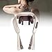 predolo Electric Massager for Back with Heat, Portable Neck and Shoulder Massage Device, Beige Brown