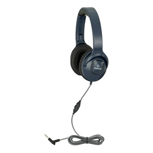 Image of Egghead Premium Foldable Headphone with Padded Ear Cushions, Adjustable Headband, Pivoting Earcups, Tangle-Resistant Cord, and Storage Bag, Pack of 10