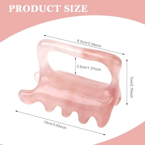 Image of HANNEA Resin Back Massager, Spine Myofascial Release Tool | Targeted Back and Spine Massage, Supports Myofascial Release and Muscle Relaxation, Resin Body, Handheld Design