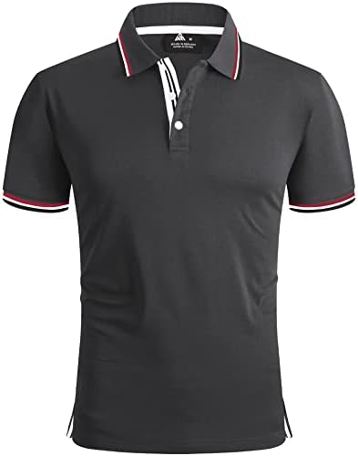 SwissWell Poloshirt Herren Kurzarm Atmungsaktiv Golf Tennis Sport Polo Shirts Sommer Freizeit T-Shirt