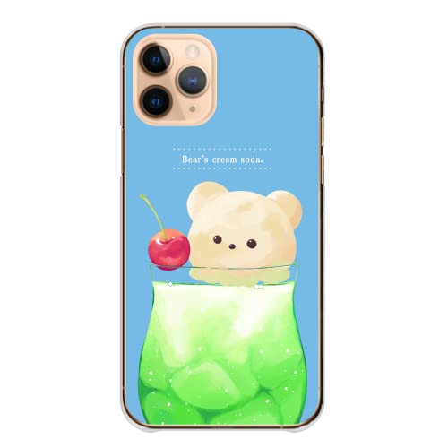 Google Pixel 8a 用 ケース グーグルピクセル8a カバー スマホケース 全機種対応 ハード くま クリームソーダ 水色