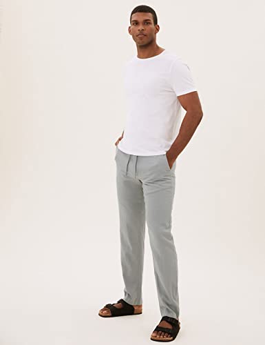 Image of Marks & Spencer Men's Regular Casual Pants