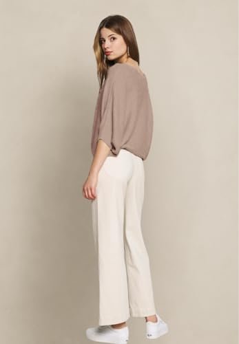 Image of Nachu Women Fashion Ribbed Batwing Sleeves Bagy Balloon Style Fit Top |Casual Regular Size fit | Winter and Party fit
