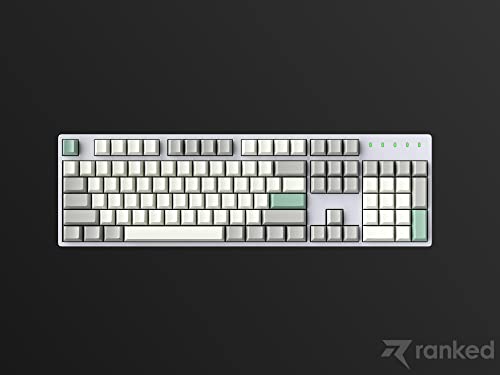 Ranked Blank Premium Keycap Set | 1.4 mm Thick PBT | Cherry Profile for Mechanical Keyboard (9009, 139 Keys)