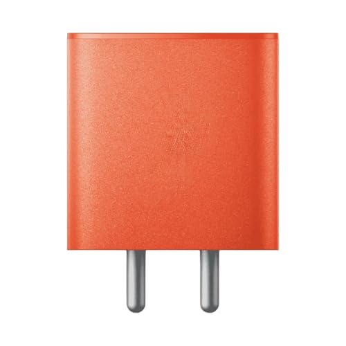 Image of 65W Gan Trio Charger Adapter | 3 Port USB Type C to A Fast Wall Charging Adaptor | Compatible with phone (4a) Pro, (4a), (3a) Lite, (3a) Pro, (3), 2 Pro, (2a) Plus, (2a), (2), 1,2 pro | Orange