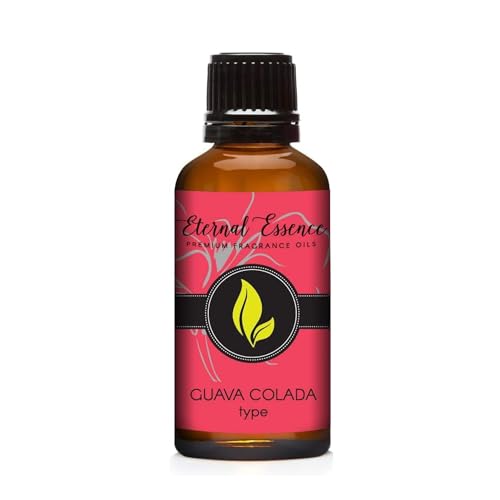 Image of Eternal Essence Oils Guava Colada Type 30ml Premium Fragrance Oil - for Candle, Soap Making, Aromatherapy, Diffusers, Home Care, & Humidifiers