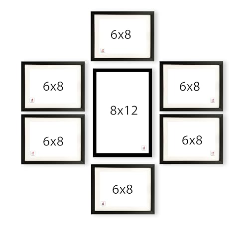 Image of Art Street Best Years - Set of 7 Individual Photo Frame For Home and Office Wall Decoration (Size 6x8, 8x10 inch)