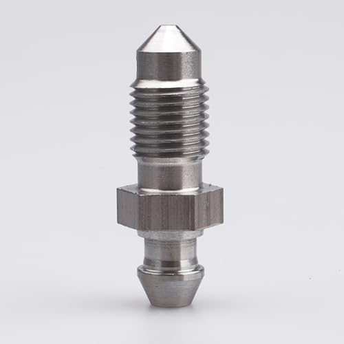 Image of Stainless Steel Metric Bleed Nipple Screw -3AN AN3 Front Brake Caliper Clutch Fitting Natural
