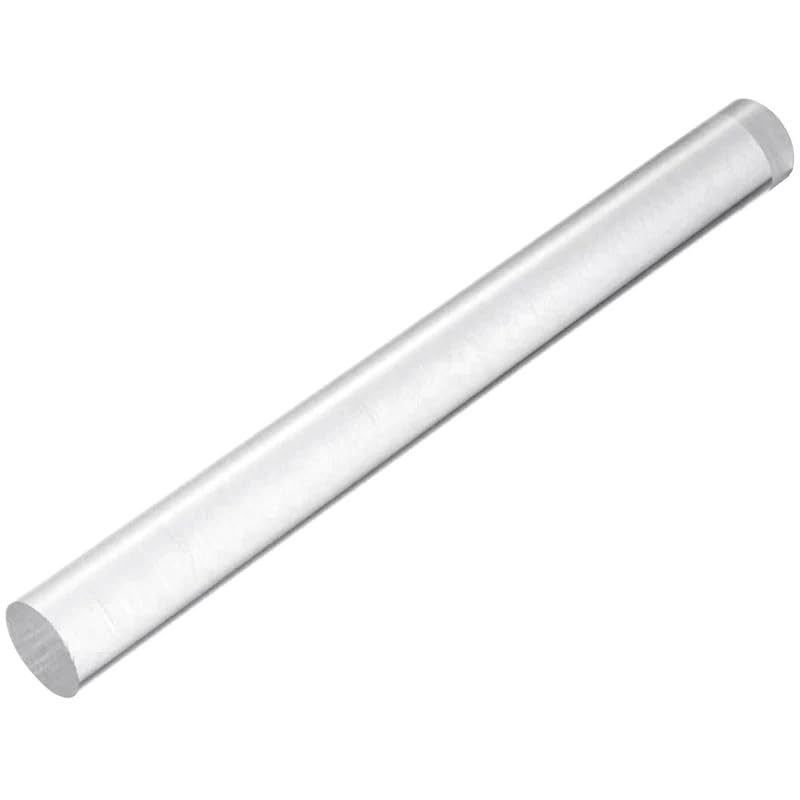 Transparent Acrylic Plastic Plexiglass Solid Rod PMMA Round Bar Organic Glass (Dia30mm Length 500mm)