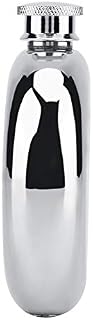 Fdit Creative 304 Stainless Steel Wine Alcohol Liquor Flask with Funnel Hip Flask of Leak and Rust Proof Premium 5oz/150ml Whisky Pot BPA Free Discrete Drinking Gift