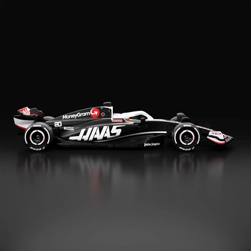Image of Hot Wheels Race Team MONEYGRAM HAAS F1 1:64 Scale Premium Die-Cast Formula 1 Collectible Toy Race Car with Real Riders Tires & Metal /Metal Body & Chassis (Styles May Vary)