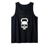 Kettlebell Swinger Pun - Regalo de calavera vintage Camiseta sin Mangas