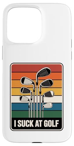 I Suck At Golf Loser Dad ȃW[N St X}zP[X iPhone 15 Pro Max p