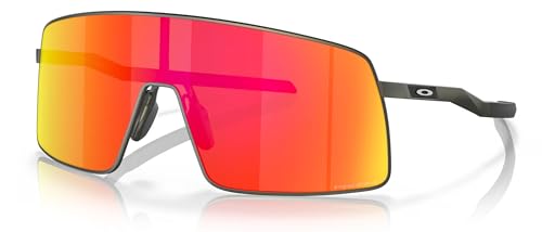 Oakley Sutro Titanium Sunglasses Satin Carbon with Prizm Ruby Lens