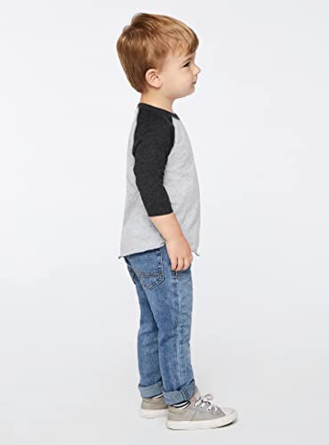 RABBIT SKINS Toddler Fine Jersey Raglan 3/4 Sleeve Baseball Tee (3330)4