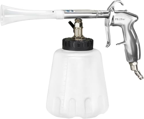 BenBow Druckluft Reinigungspistole PRO Blue Storm – Waschpistole – langlebig und robust – Stecknippel drehbar - berührungslose Reinigung für Auto, LKW, Bus und Polster, auch zum Ausblasen geeignet