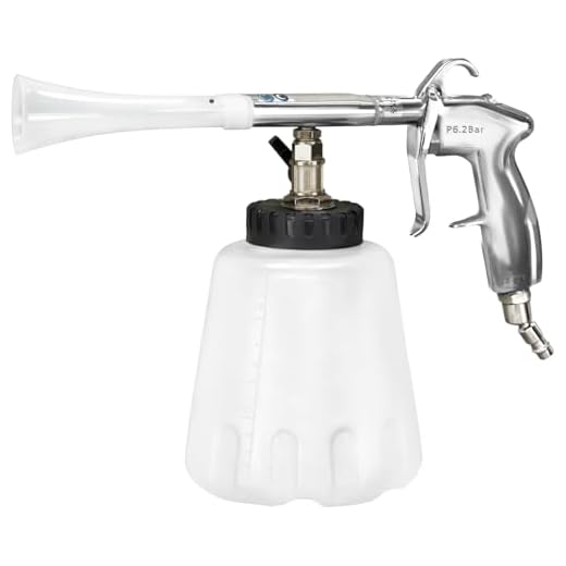 BenBow Druckluft Reinigungspistole PRO Serie Profi Innenreiniger mit Tornado Effekt Hochdruck Waschpistole Polsterreiniger für Autopflege Autositze Reiniger Plastikreiniger, Pistole:Classic
