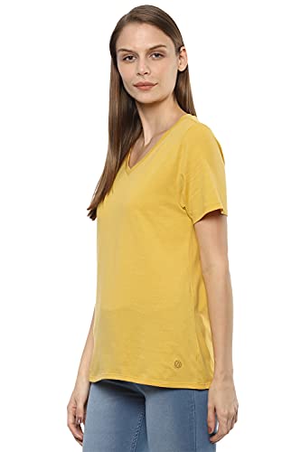 Image of Van Heusen Women's Solid Regular Fit T-Shirt
