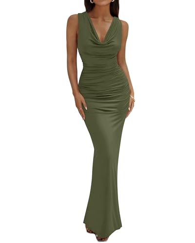 Women's Cowl Neck Sleeveless Dress - image 1