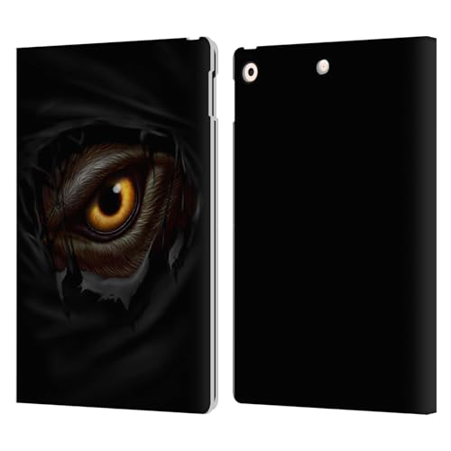 Étui portefeuille l'oeil De Loup-Garou Horreur 3 iPad 10.2 en cuir