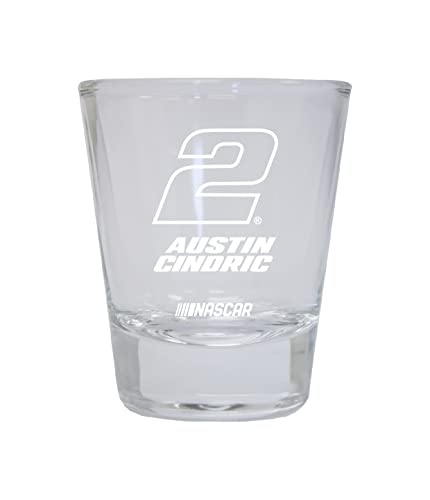 Vaso shot redondo grabado estilo NASCAR 2 oz