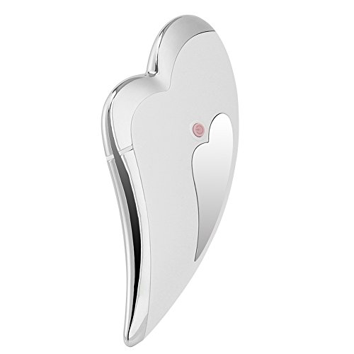 SUNMAY UP Facial Lifting Massager with Carrying Pouch, Battery Operated Microcurrent Vibration Ion Skin Care Tool White