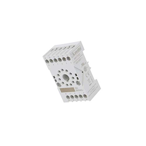 Support PIN LOVATO ELECTRIC HR7XS2 11 broches 10A pour relais sur rail DIN