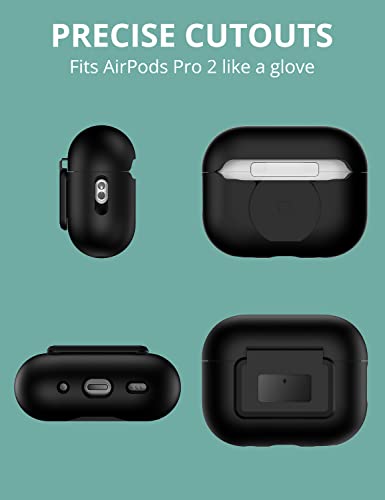 Supmega For Airpods Pro 2 Case, Protective Silicone Case Cover With Magnetic Secure Lock, Compatible With Magsafe & Apple Watch Charger, Case For Airpods Pro 2Nd Generation 2022 #TOP5