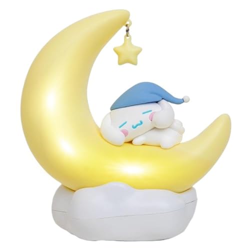 iFCOW Cute Anime Character LED Night Light for Room Desk Shelf Ornament Bedside Lamp for Teen Gifts