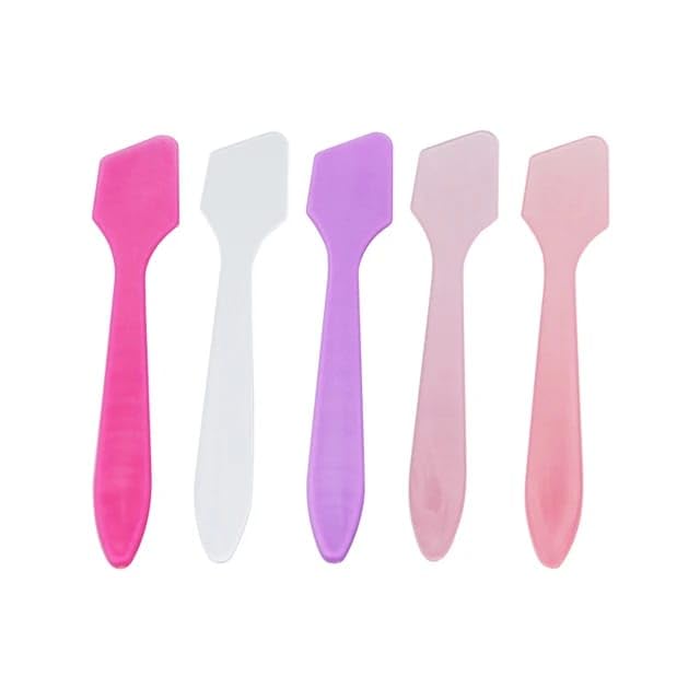 10 Pcs Cosmetic Saptula Reuseable Face Cream Mask Mixing Spoon Scoop Spatula Stick Applicator Beauty Spa Makeup Tools For Facial Skin Care DIY Mask Mixing And Sampling Tool