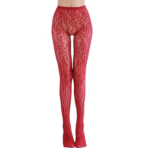Image of Sahabowi Fishnet Pantyhose For Women Sheer High Waist Tights Control Top Mesh Stockings, Pantyhose12