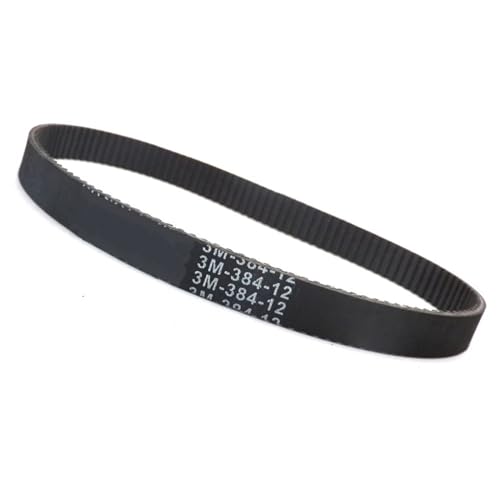 Courroie de transmission HTD 384-3M-12 en caoutchouc cranté avec embrayage pour moto