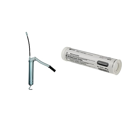 Pressol Fettpresse mit Zubehör 0653600 & PS 1853589 12511 Mehrzweckfettkartusche 400 g, 1 Packung
