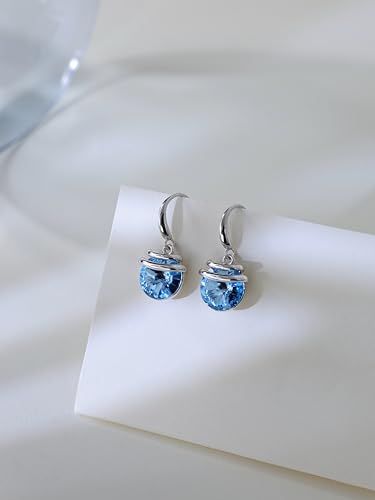 Crystal French Wire Dangle Drop Earrings4