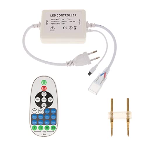Image of 23-Key Led Rf Remote Controller for Single Color Strip Light 220V -EU PlugHome & Garden|Lamps, Lighting & Ceiling Fans|Lighting Parts & Accessories