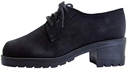 Peerage Masie (5830) Women's Wide Width Leather Lace Up Oxford Shoes Black 8 Review | Image 1