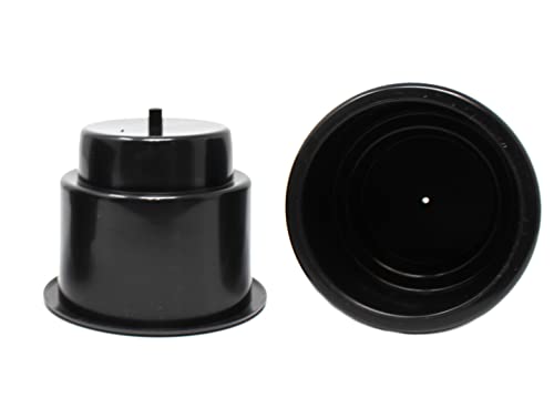 Portavasos negro plástico para carro y barco x4 miniatura 3