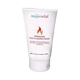  mayenvital Wärmende Fuß- & Gelenk-Creme, Jojoba-Öl, Gelenkschutz, Körpercreme, Pflegecreme, Entspannung, Wärme, Pflege, Inhalt 250 ml