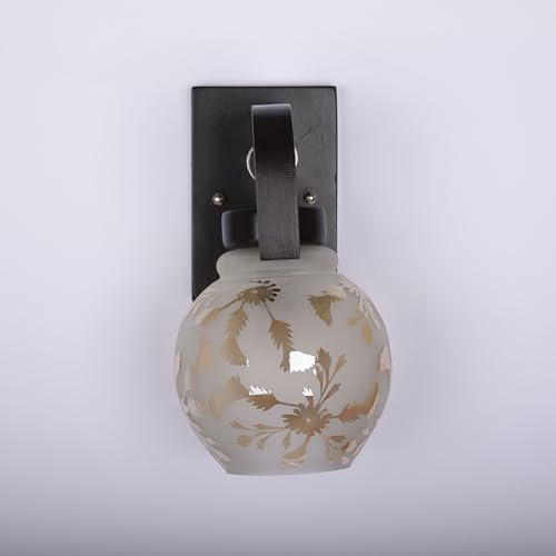 Image of BENE Daska Wooden Indoor Modern Wall Light, E-27 Base Wall Lamp for Home Decor - Living Room, Bedroom, Dining, Hallway, Staircase, 14 cm (Wood, Pack of 2)