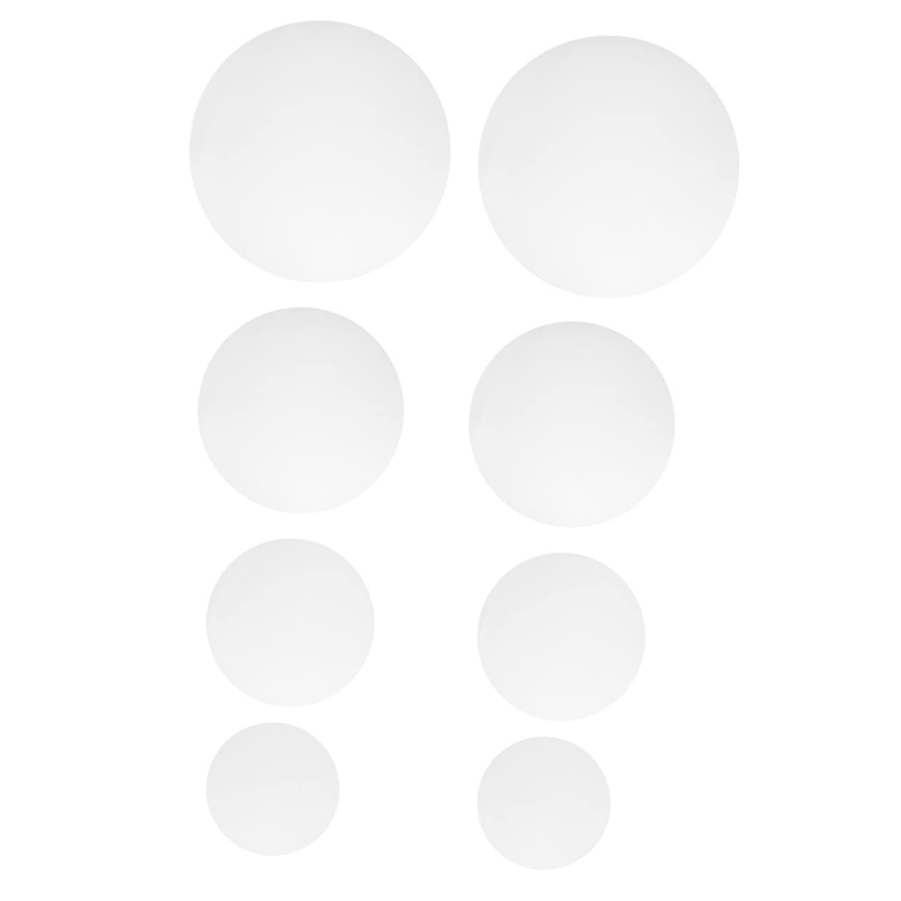 Gatuida 8pcs Laboratory Glassware Beaker Cover for Chemistry Class Ph Testers Evaporation Tray Lab Accessories