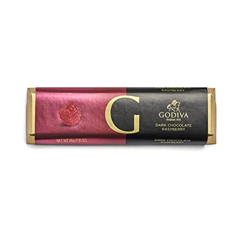 Godiva Dark Chocolate Raspberry Bar, 45g Cover