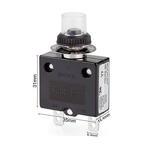 Interruptor protector de sobrecarga para solucionar cortes eléctricos con rearme manual 2