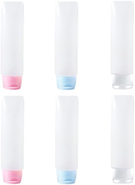 6 Pcs 1oz Travel Bottles Empty Refillable Toothpaste Tubes Containers Small Mini Size Squeeze Dispensers,Pump Dispensers Refillable Containers 6 Pcs 1oz Travel Bottles Empty Refillable Toothpaste Tubes Containers Small Mini Size Squeeze Dispensers,Pump Dispensers Refillable Containers
