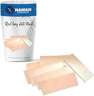 Slate pencil red long slate block pack